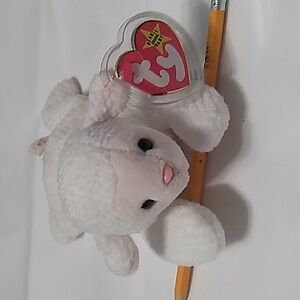 Ty Beanie Baby Fleece Lamb 4th Generation With Tag And Tag Rare And Errors